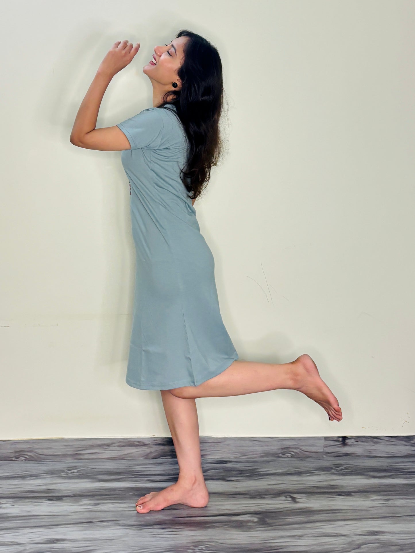 HAZY BLUEBELL RELAX SHORT NIGHTY