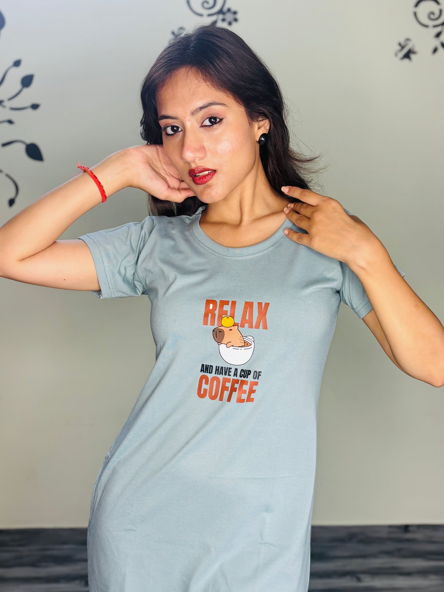 HAZY BLUEBELL RELAX SHORT NIGHTY