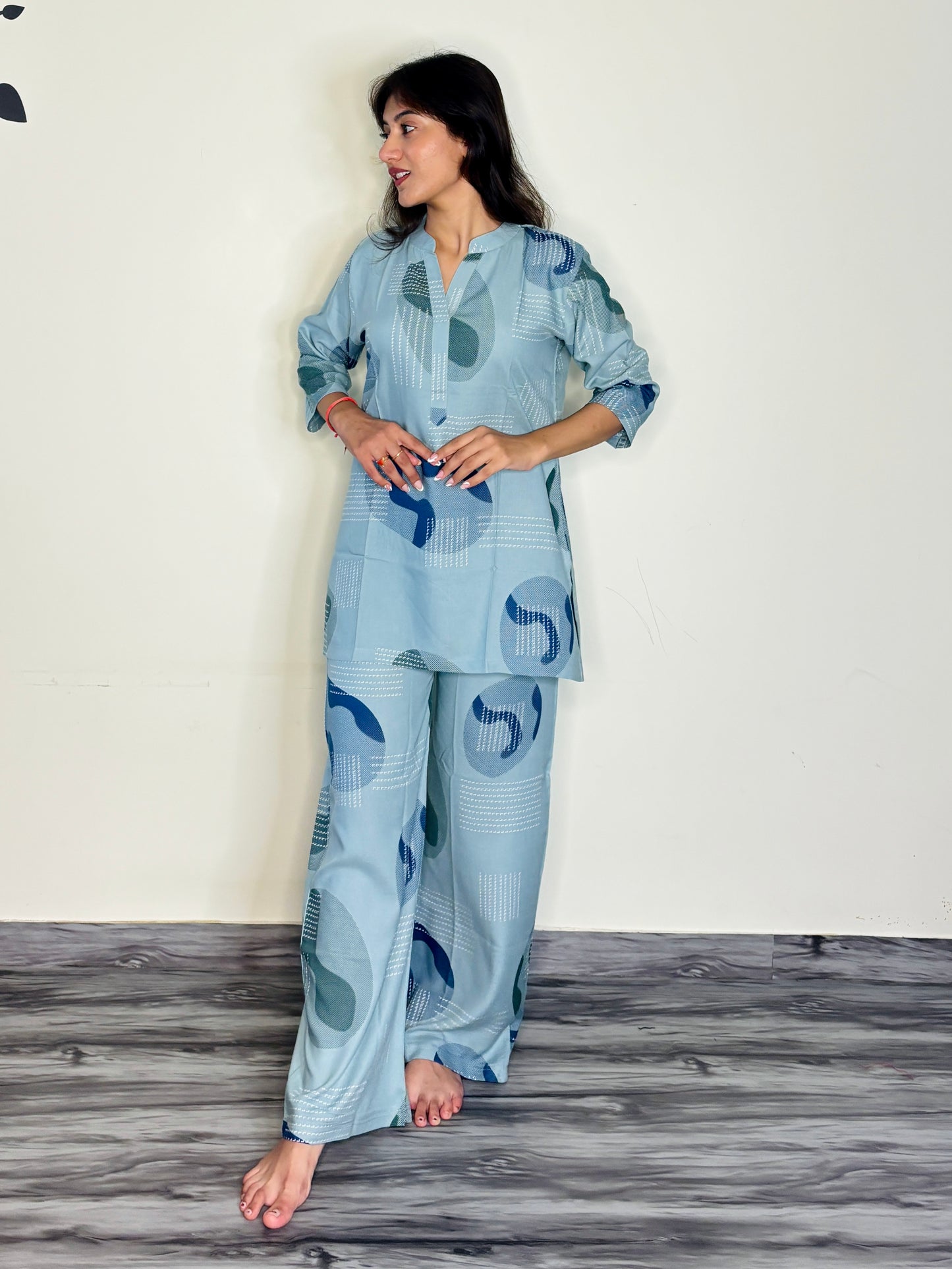 OCEAN DRIFT CALM RAYON CO-ORD SET