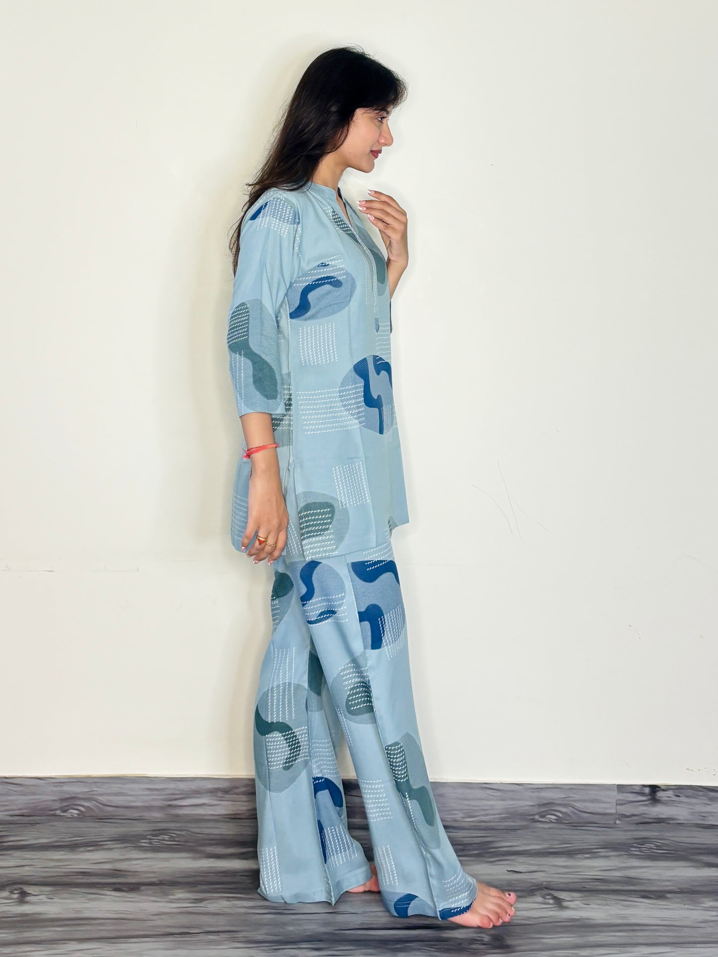 OCEAN DRIFT CALM RAYON CO-ORD SET