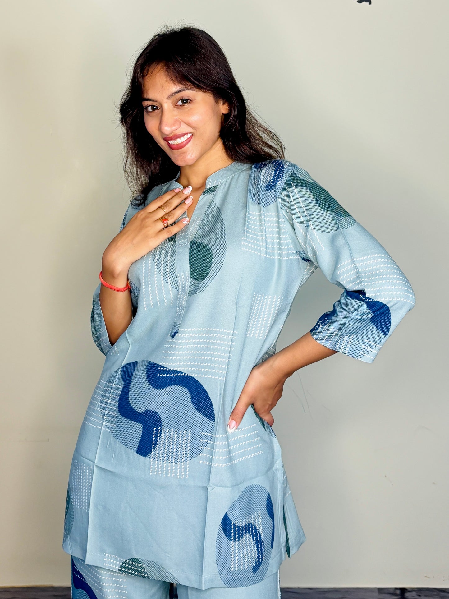 OCEAN DRIFT CALM RAYON CO-ORD SET
