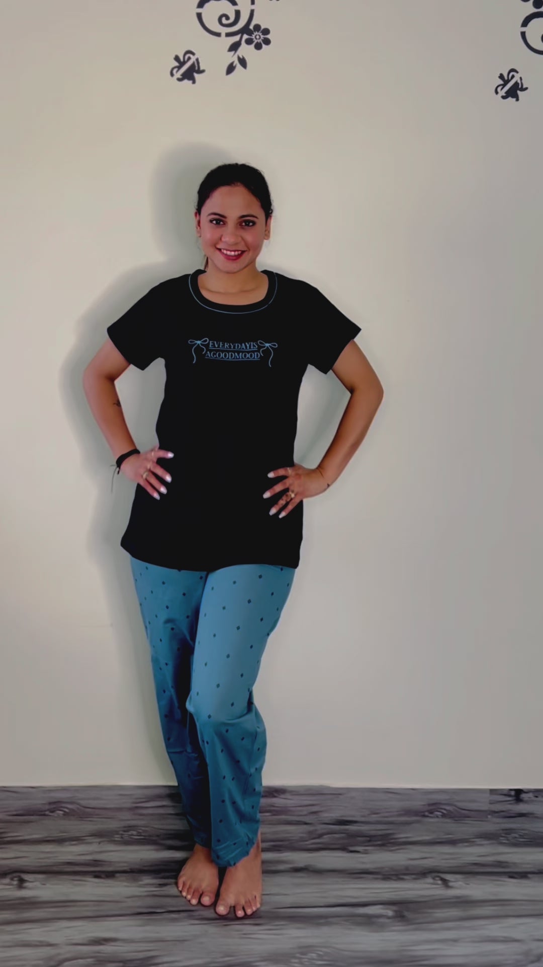 GOOD MOOD PRUSSIAN BLUE LOUNGEWEAR