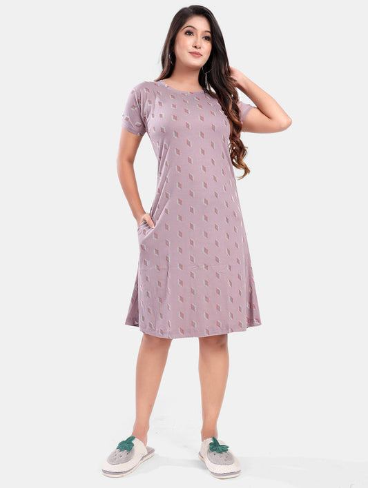 LOVENDAR STRIPE SHORT NIGHTY