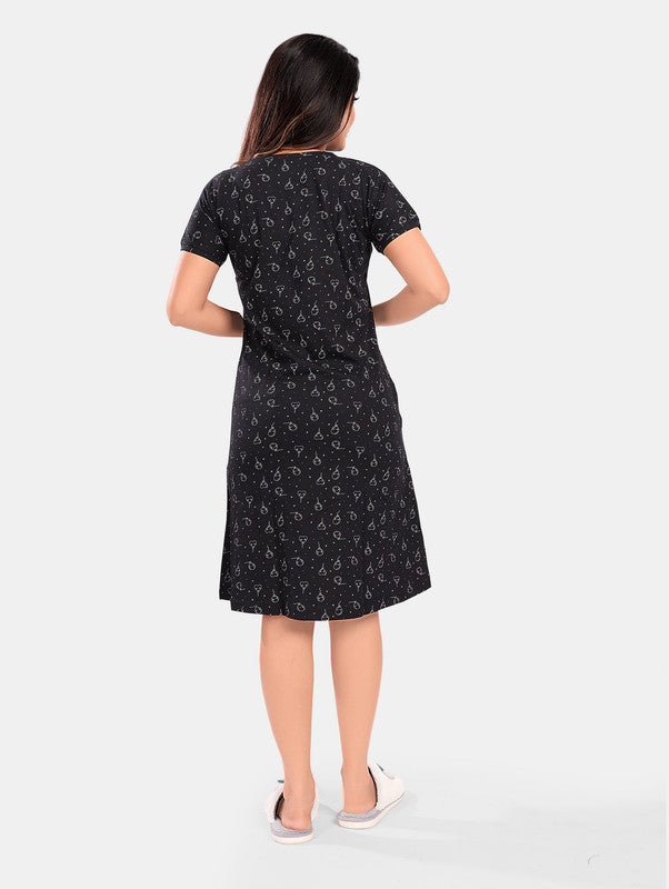 BLACK BALLOON SHORT NIGHTY