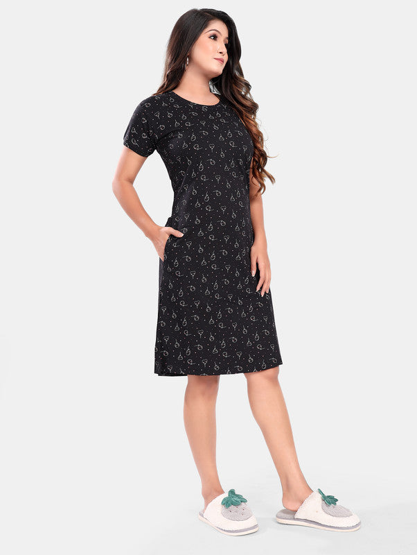 BLACK BALLOON SHORT NIGHTY
