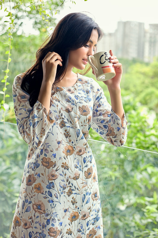 PORCELAIN AUTUMN SKETCH CO-ORD SET