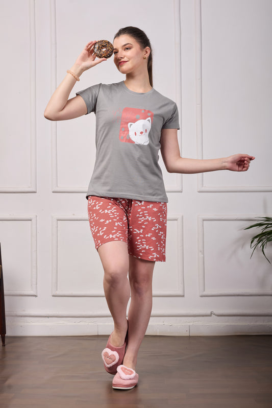 SNUGGLE KITTY SHORT SLEEP SET