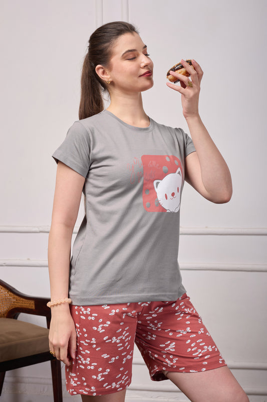 SNUGGLE KITTY SHORT SLEEP SET