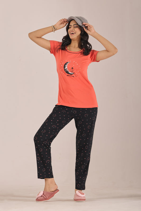 PEACH MOON STAR LOUNGE WEAR