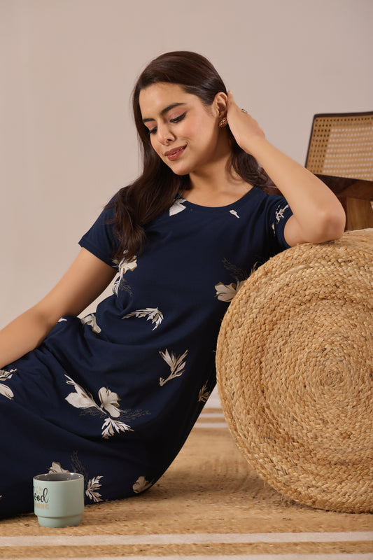 NOCTURNE BLUE MANGNOLIA SHORT NIGHTY