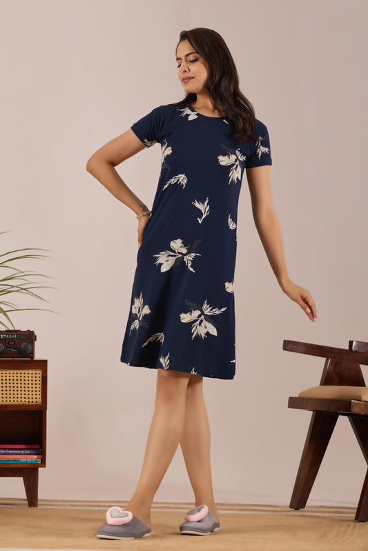 NOCTURNE BLUE MANGNOLIA SHORT NIGHTY