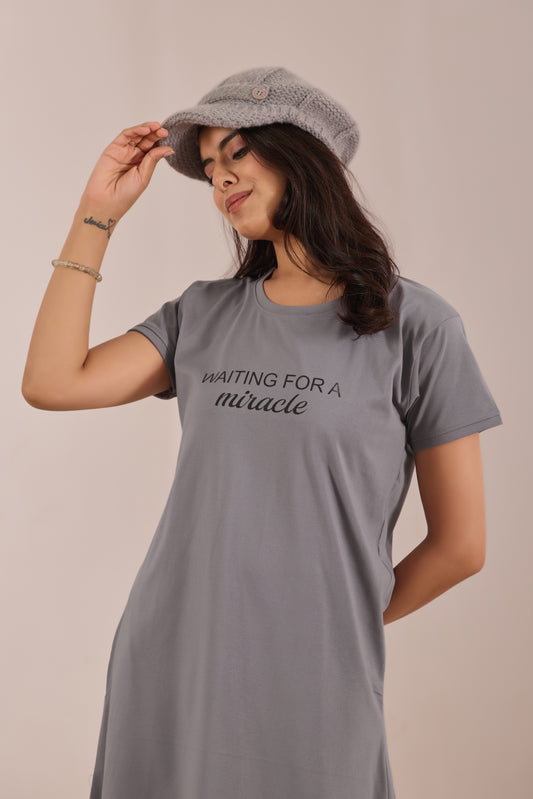 GREY ORCHID MIRACLE SHORT NIGHTY