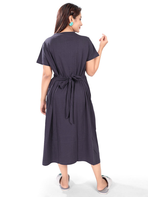 DARK GRAY DAY DREAMER MATERNITY WEAR