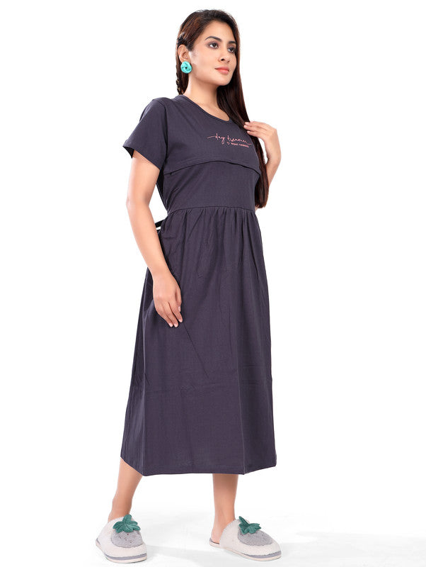 DARK GRAY DAY DREAMER MATERNITY WEAR