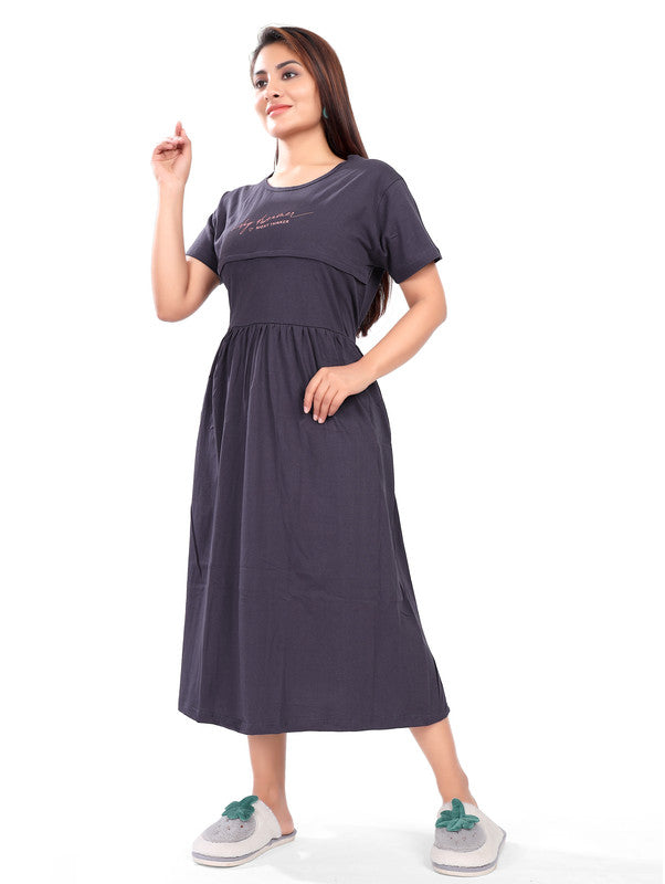 DARK GRAY DAY DREAMER MATERNITY WEAR