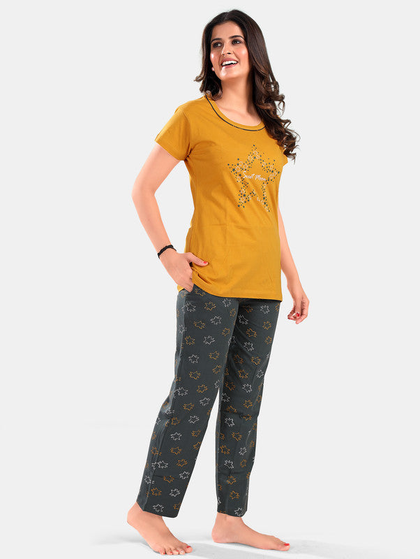 MUSTURD STAR LOUNGE WEAR