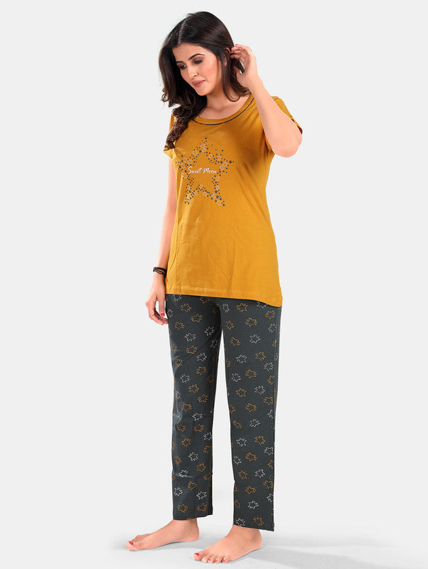 MUSTURD STAR LOUNGE WEAR