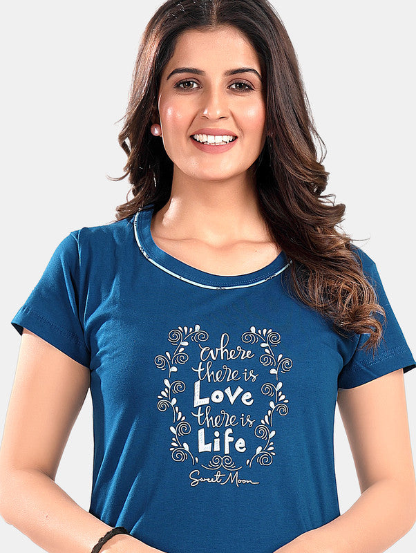 BLUE LOVE LIFE LOUNGE WEAR
