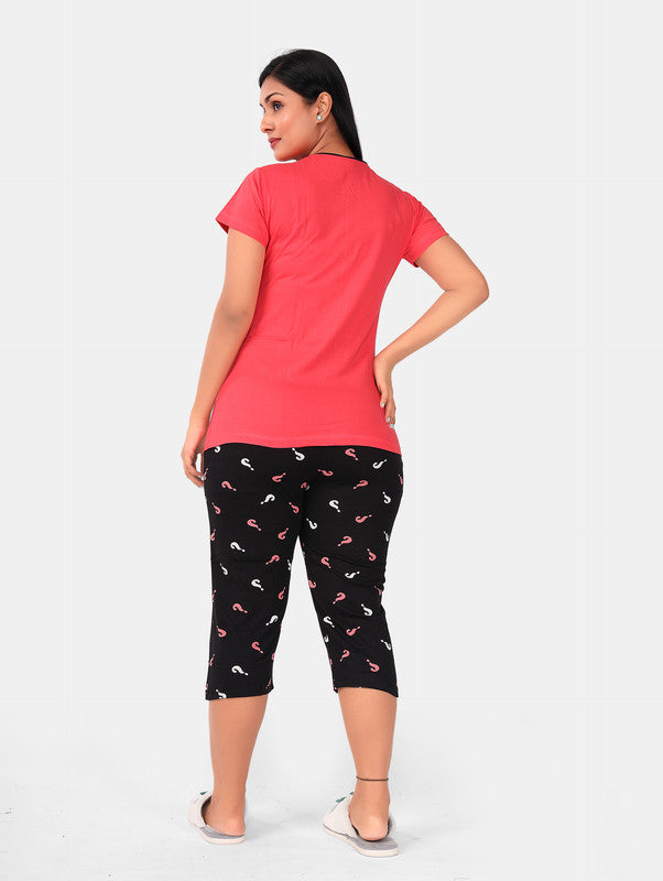 QUESTION MARK CAPRI SET