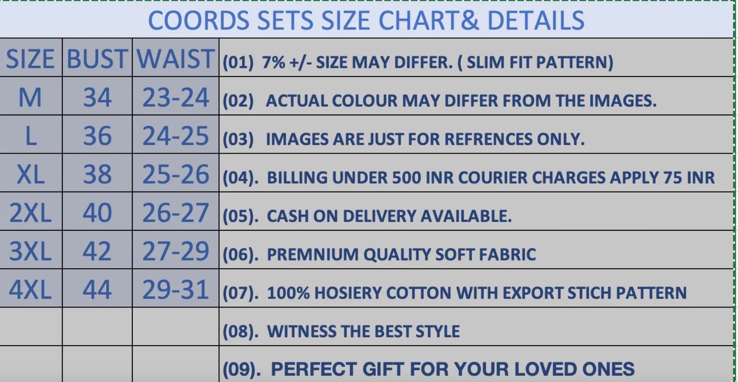 BLUE BUTTA FULL CO-ORD SET
