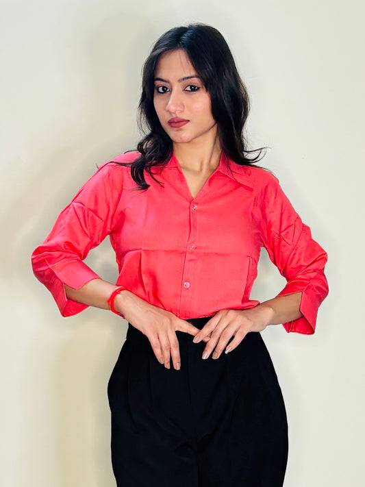 ROSEWOOD CHIC SILK RAYON SHIRT (only shirt)