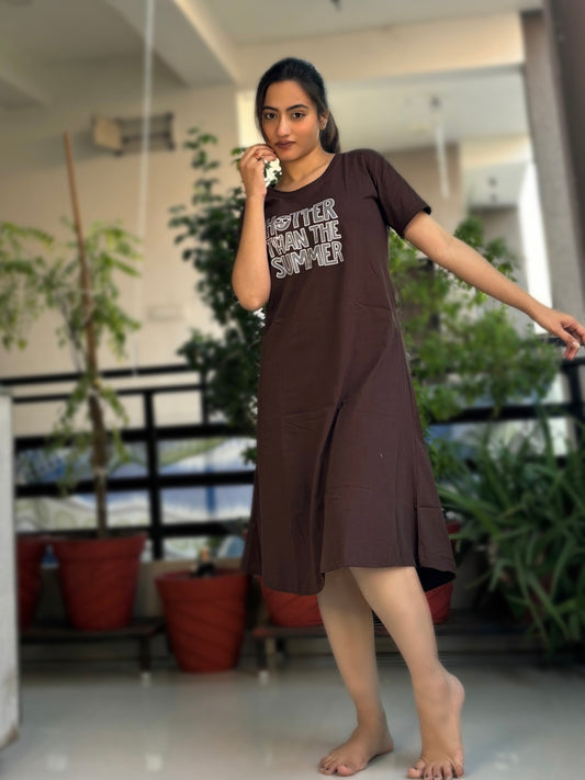 HOTTER THAN THE SUMMER (BROWN)