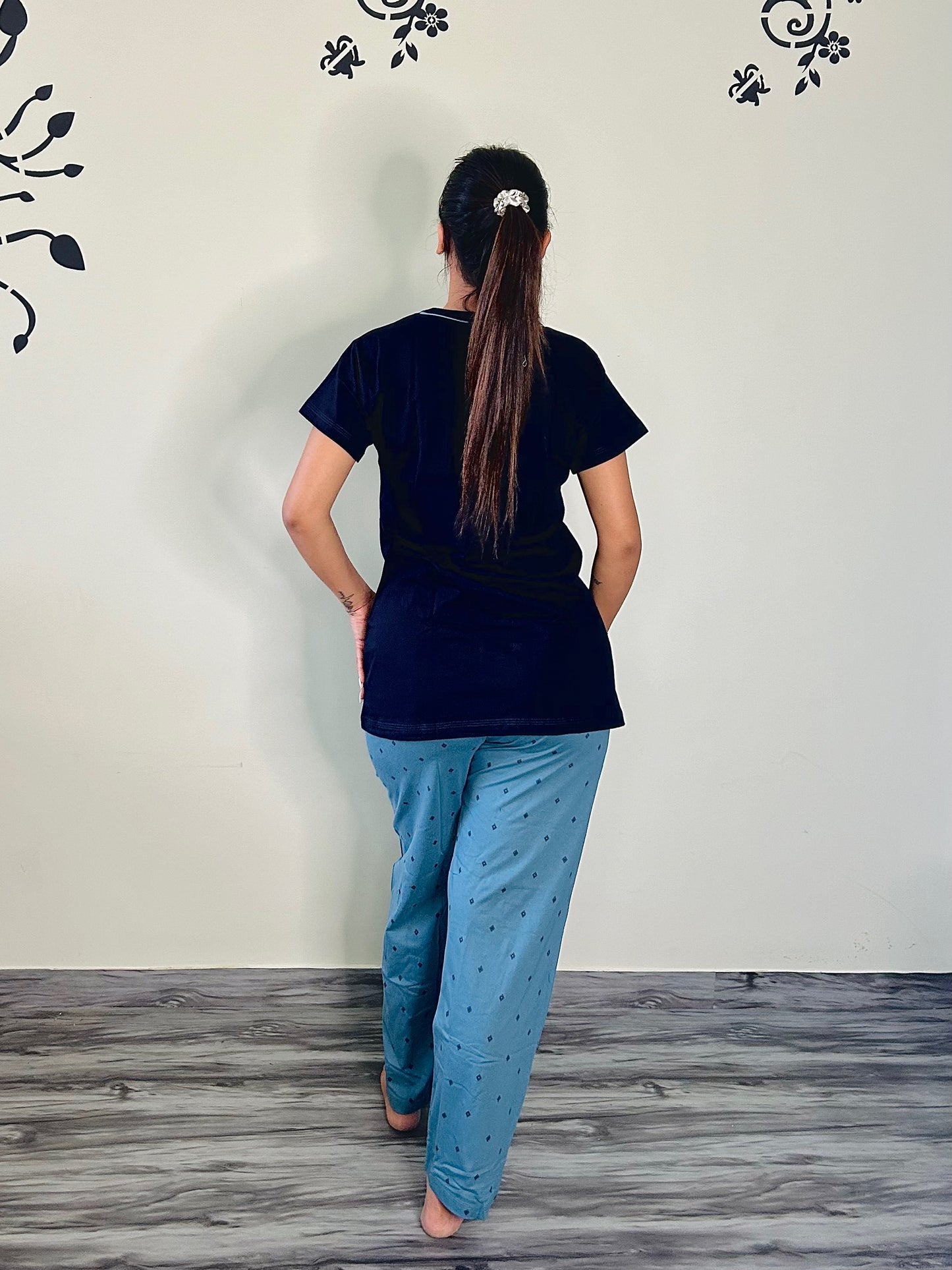 GOOD MOOD PRUSSIAN BLUE LOUNGEWEAR