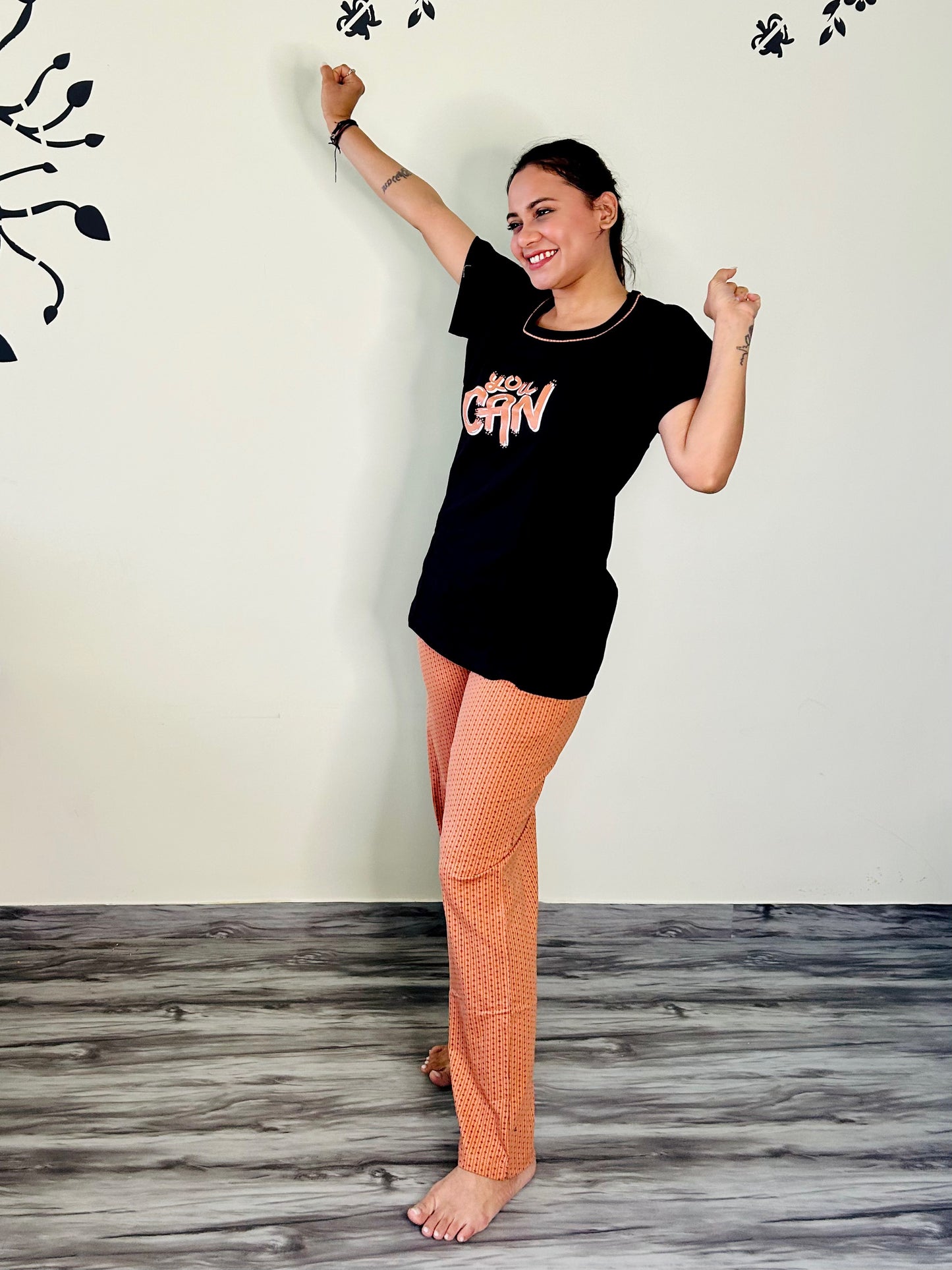 YOU CAN COAL BLACK LOUNGEWEAR