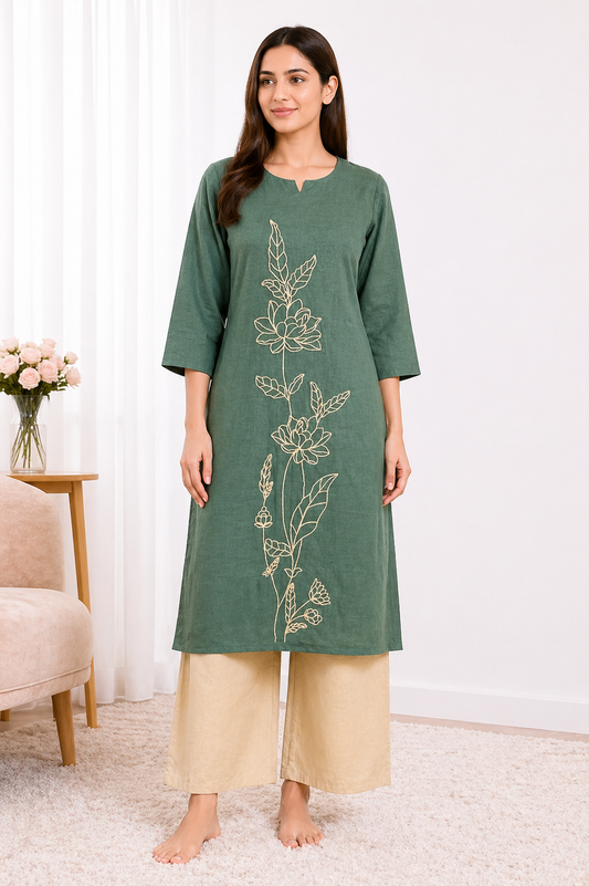 FOREST GREEN HERBARIUM CO-ORD SET