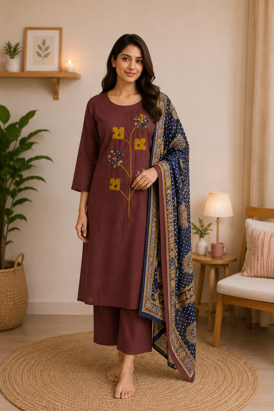 CACAO WINE MAHIKA PLUM DRESS