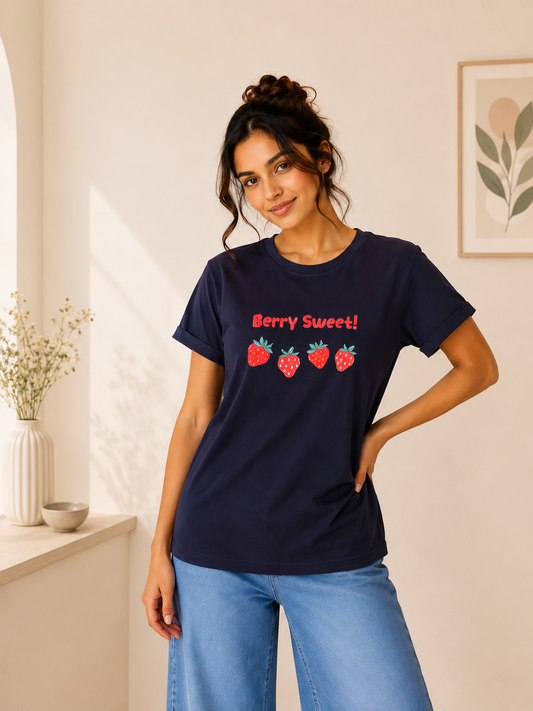 ECLIPSE BLUE SWEET SUMMER T-SHIRT