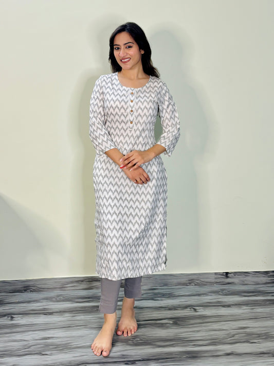 MOONSTONE RHYTHM RAYON KURTI (Only kurti)