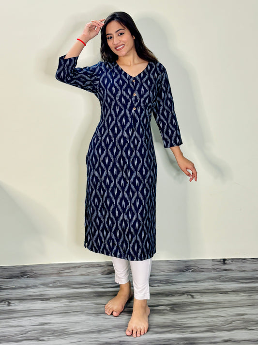 INKROOT GRACE RAYON KURTI (Only kurti)