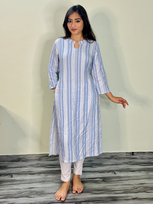 CELESTIQUE VEIL RAYON KURTI (Only kurti)