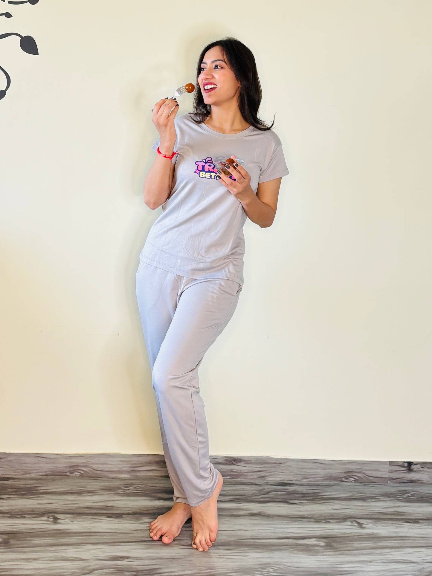 CLOUDY GRAY TREAT TENSIL CO-ORD SET