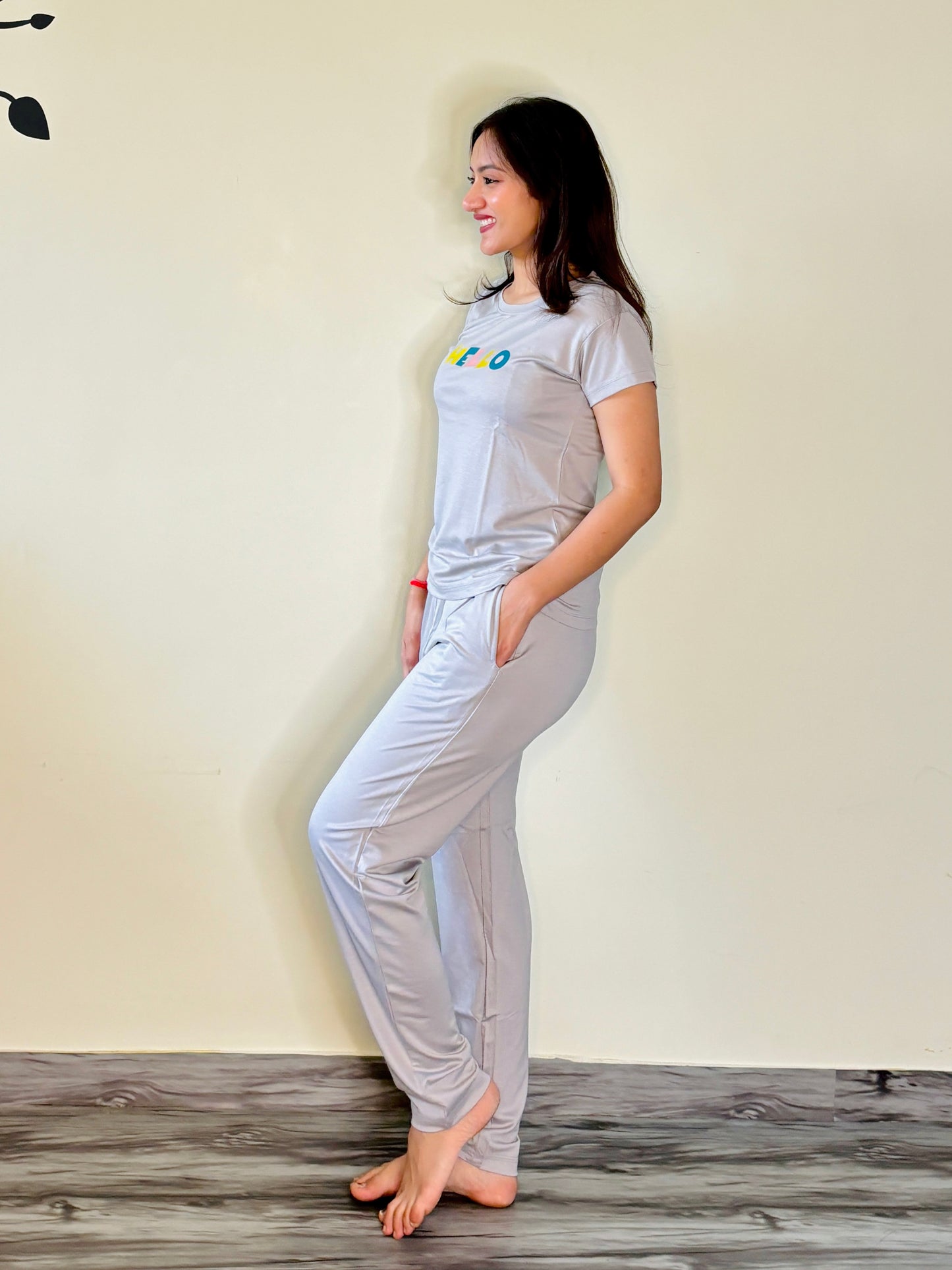 CLOUDY GREY HELLO TENSIL CO-ORD SET