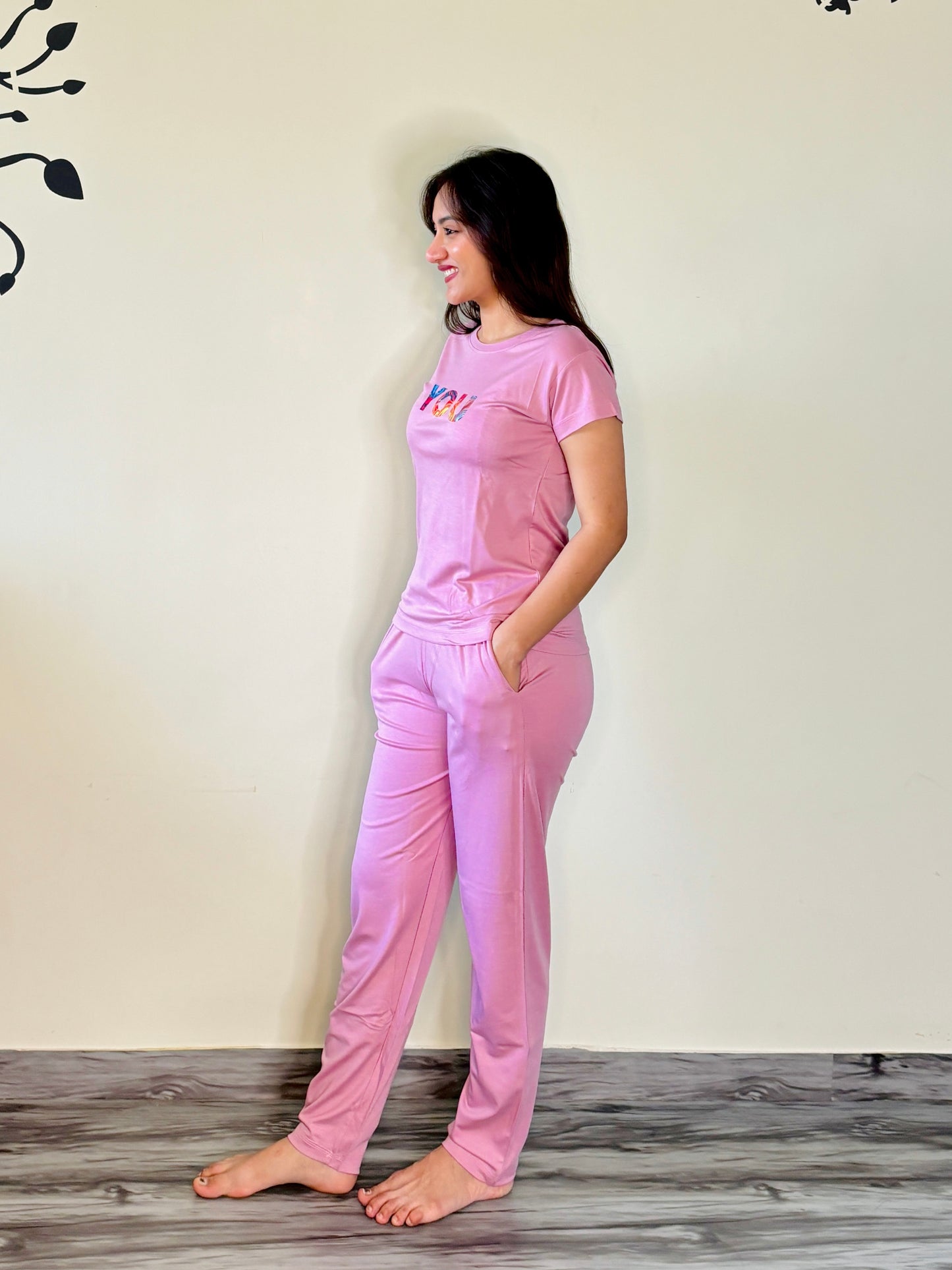 CANDY PINK YOU TENSIL CO-ORD SET