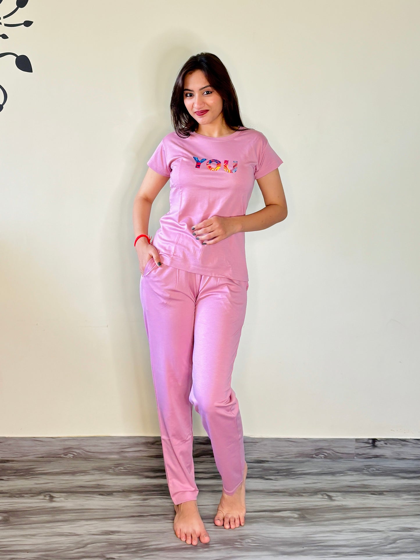 CANDY PINK YOU TENSIL CO-ORD SET