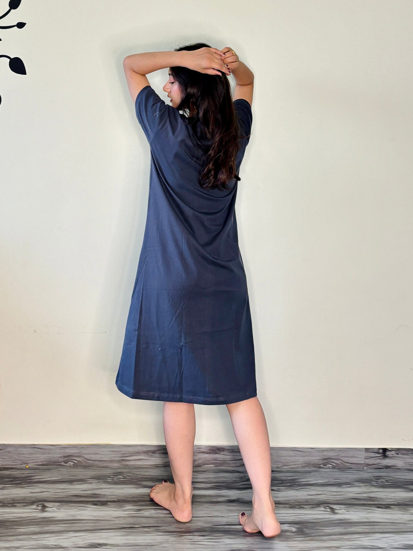 SPACE BLUE PUP LOVE SHORT NIGHTY