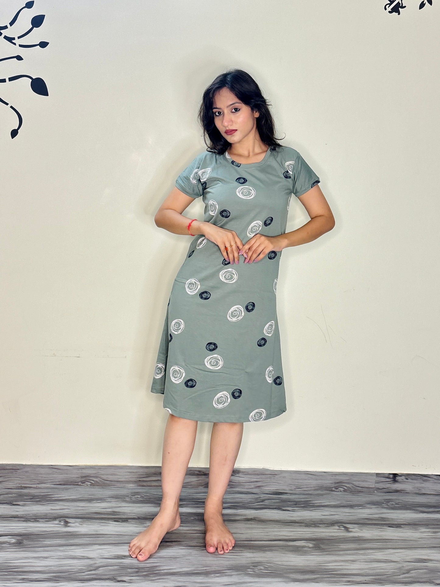 SAGE GREEN WHIRLWIND SHORT NIGHTY