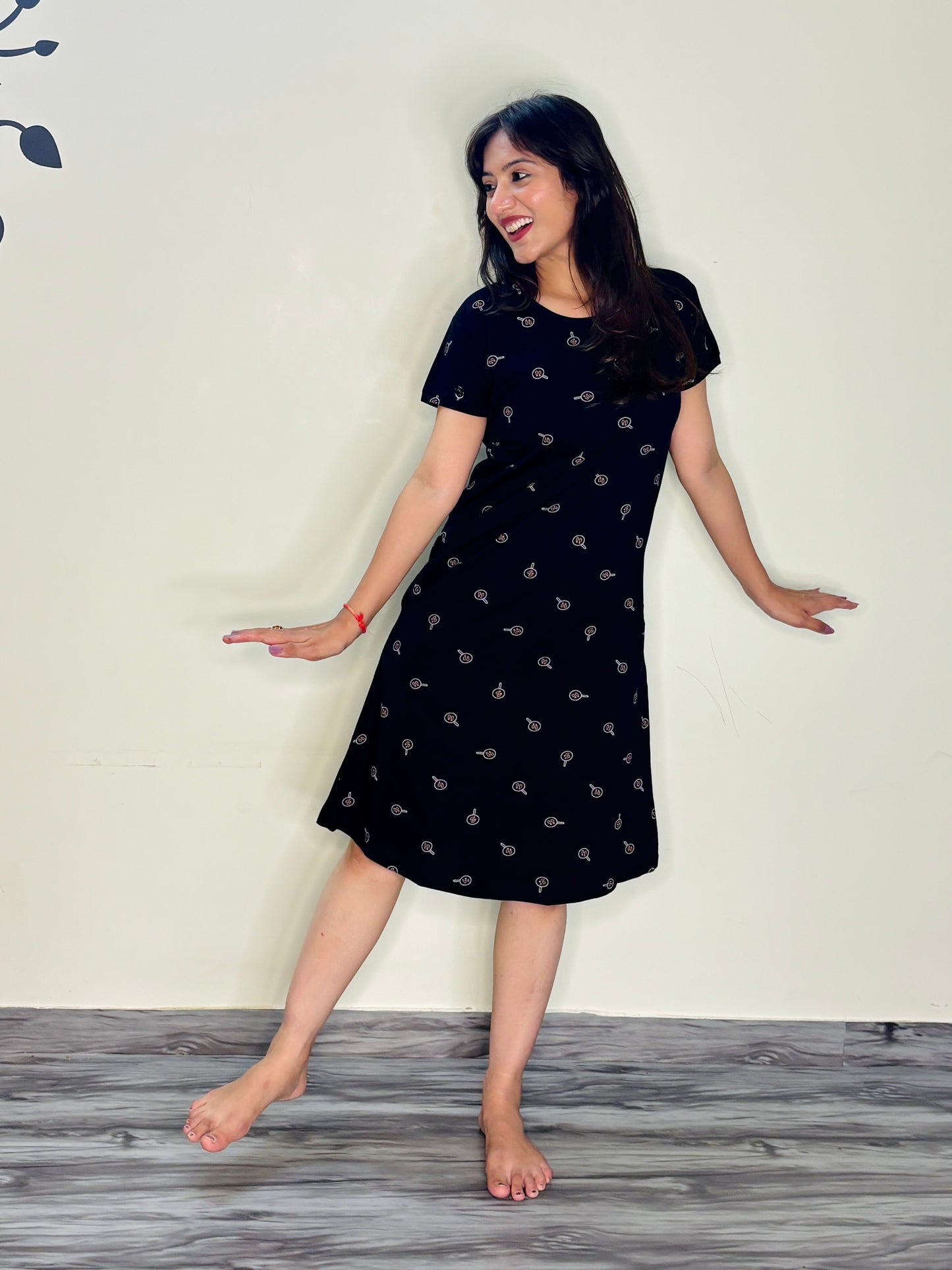 INKY CHARCOAL FLIP FLOP SHORT NIGHTY