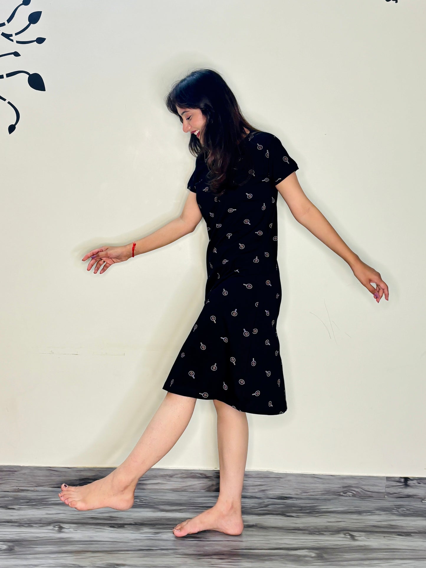 INKY CHARCOAL FLIP FLOP SHORT NIGHTY