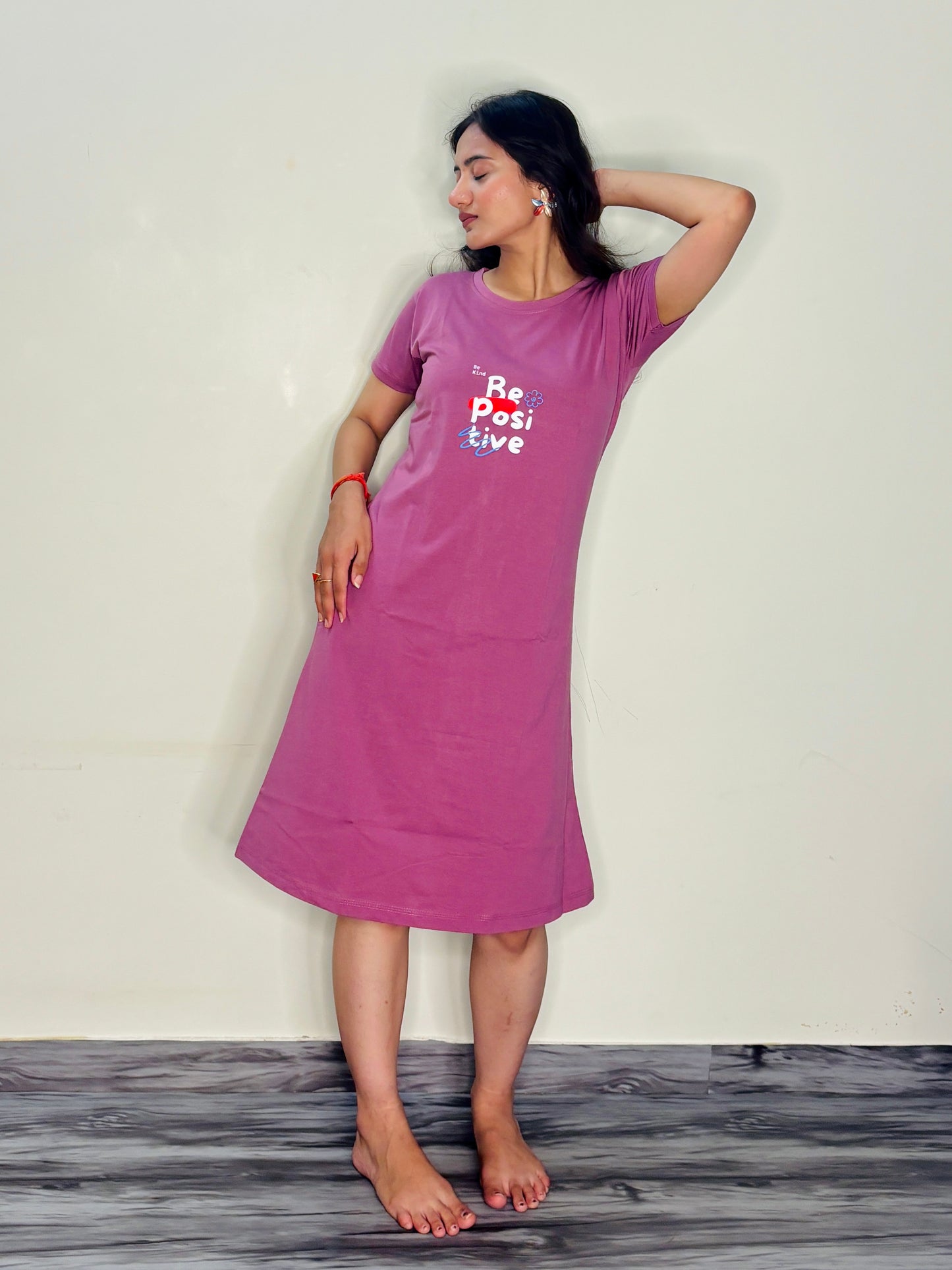 PLUM ROSE BE POSITIVE SHORT NIGHTY