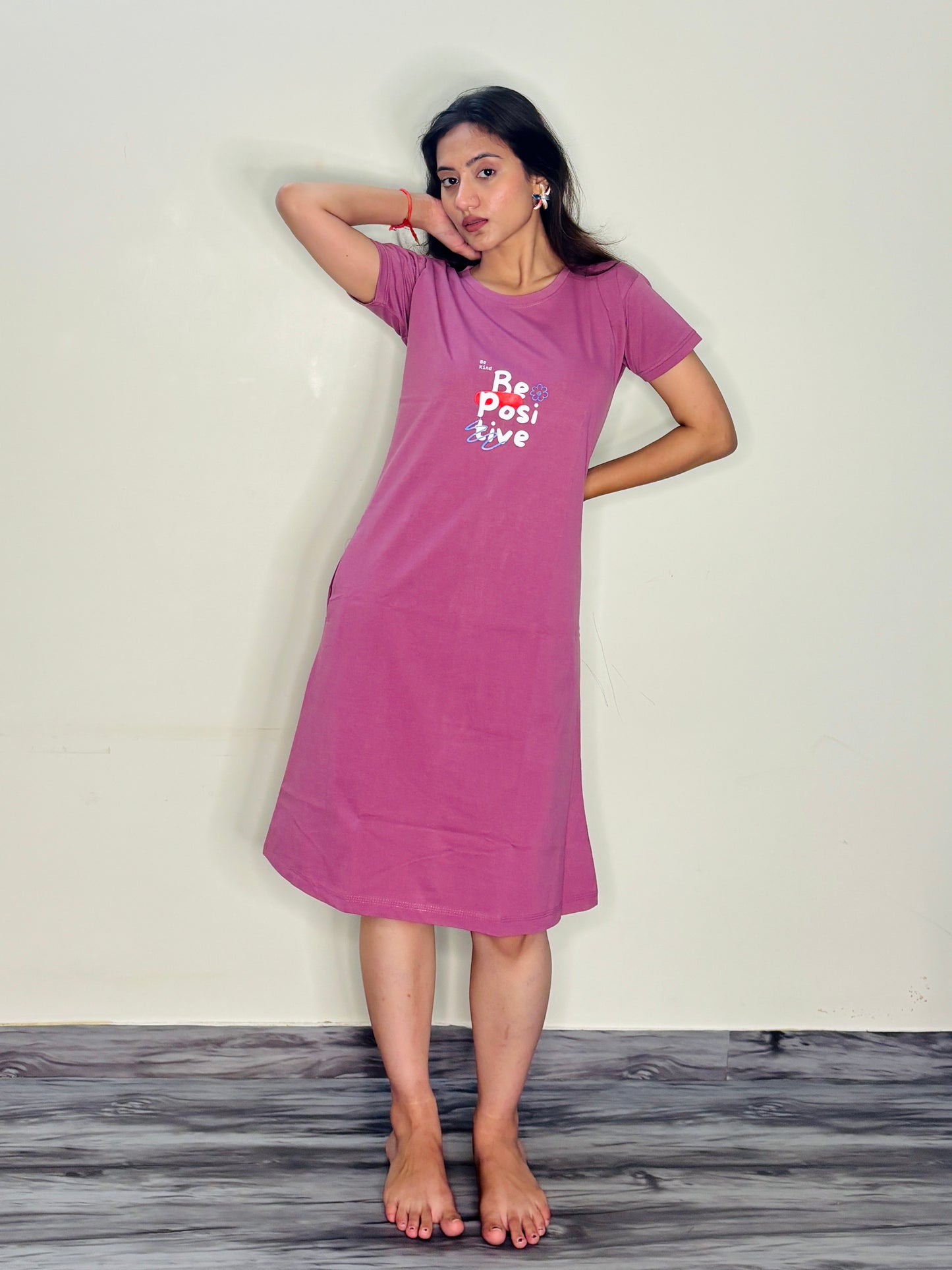 PLUM ROSE BE POSITIVE SHORT NIGHTY