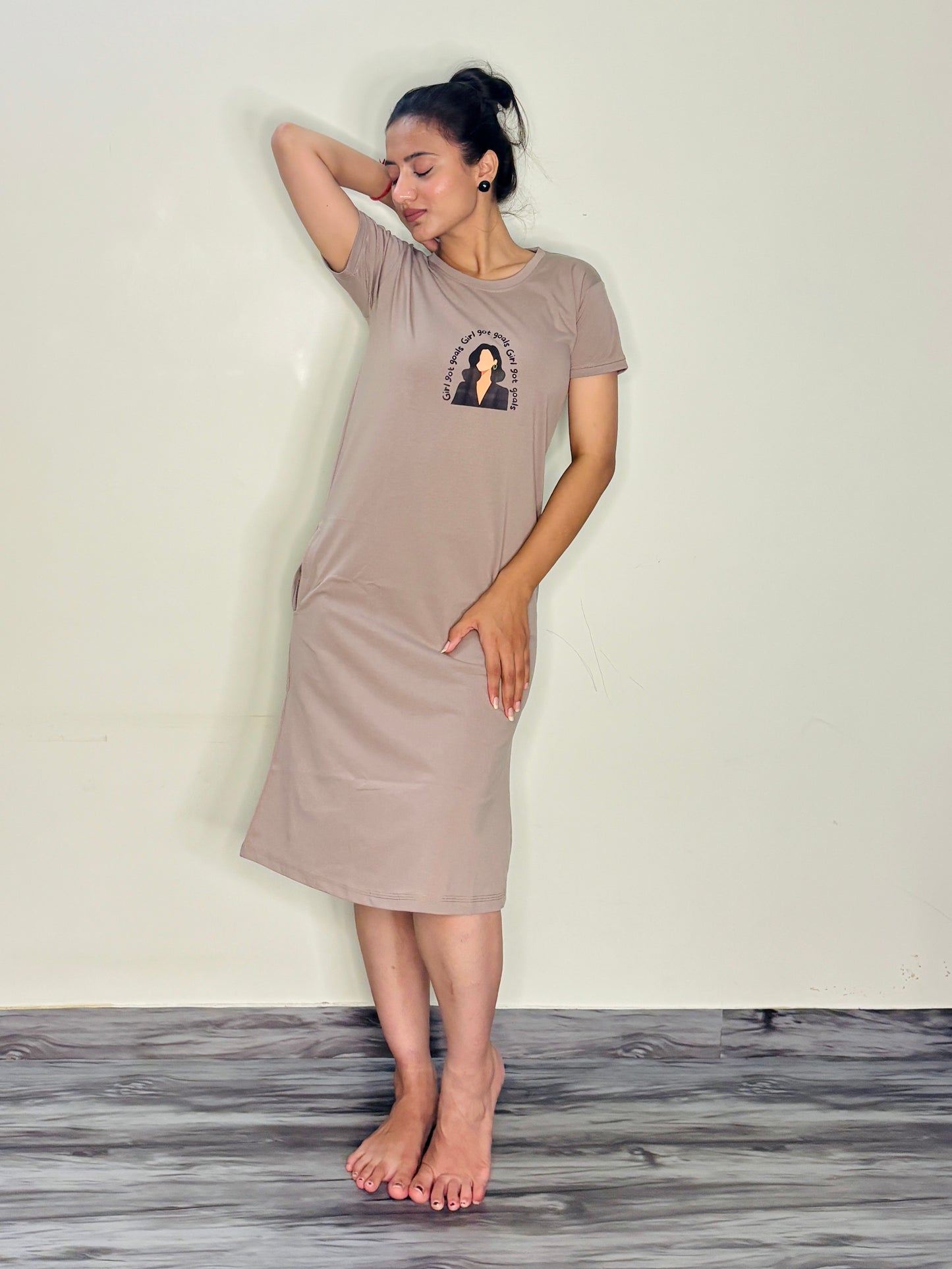 MOCHA GIRL GOALS SHORT NIGHTY