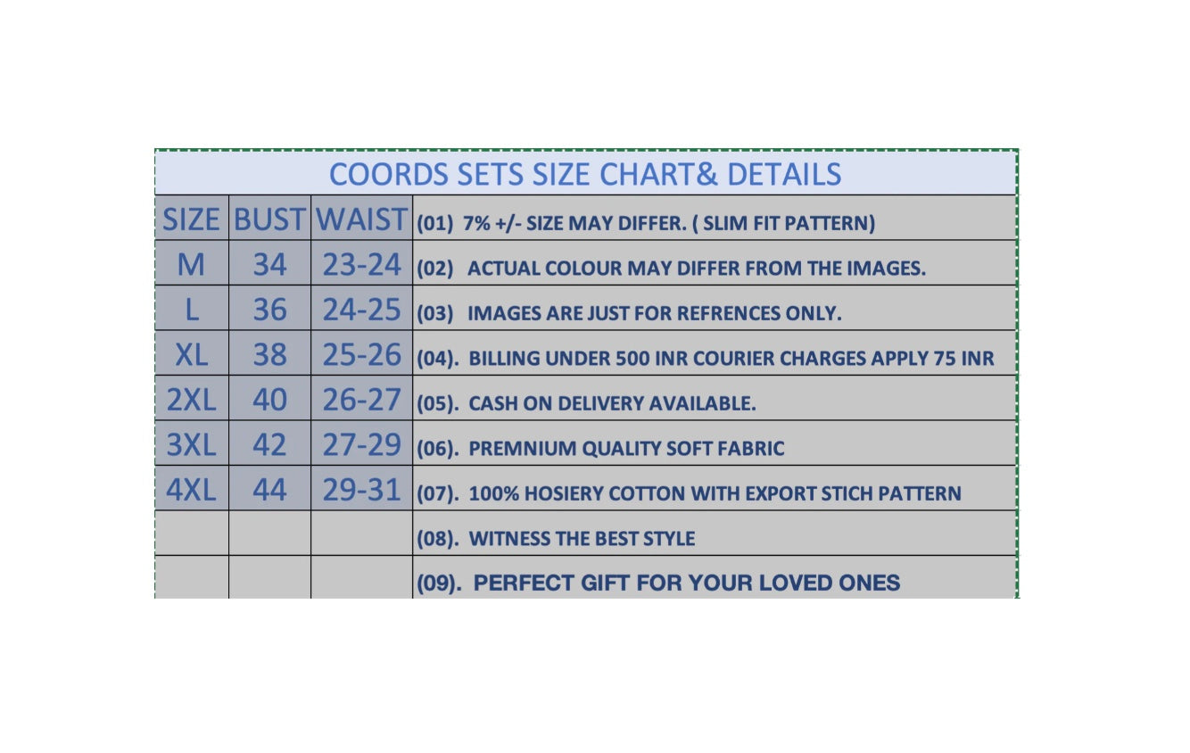 YOU LOVE SMILE FULL CO-ORD SET