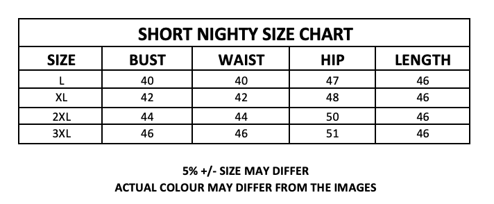 MAROON FLOWER SHORT NIGHTY