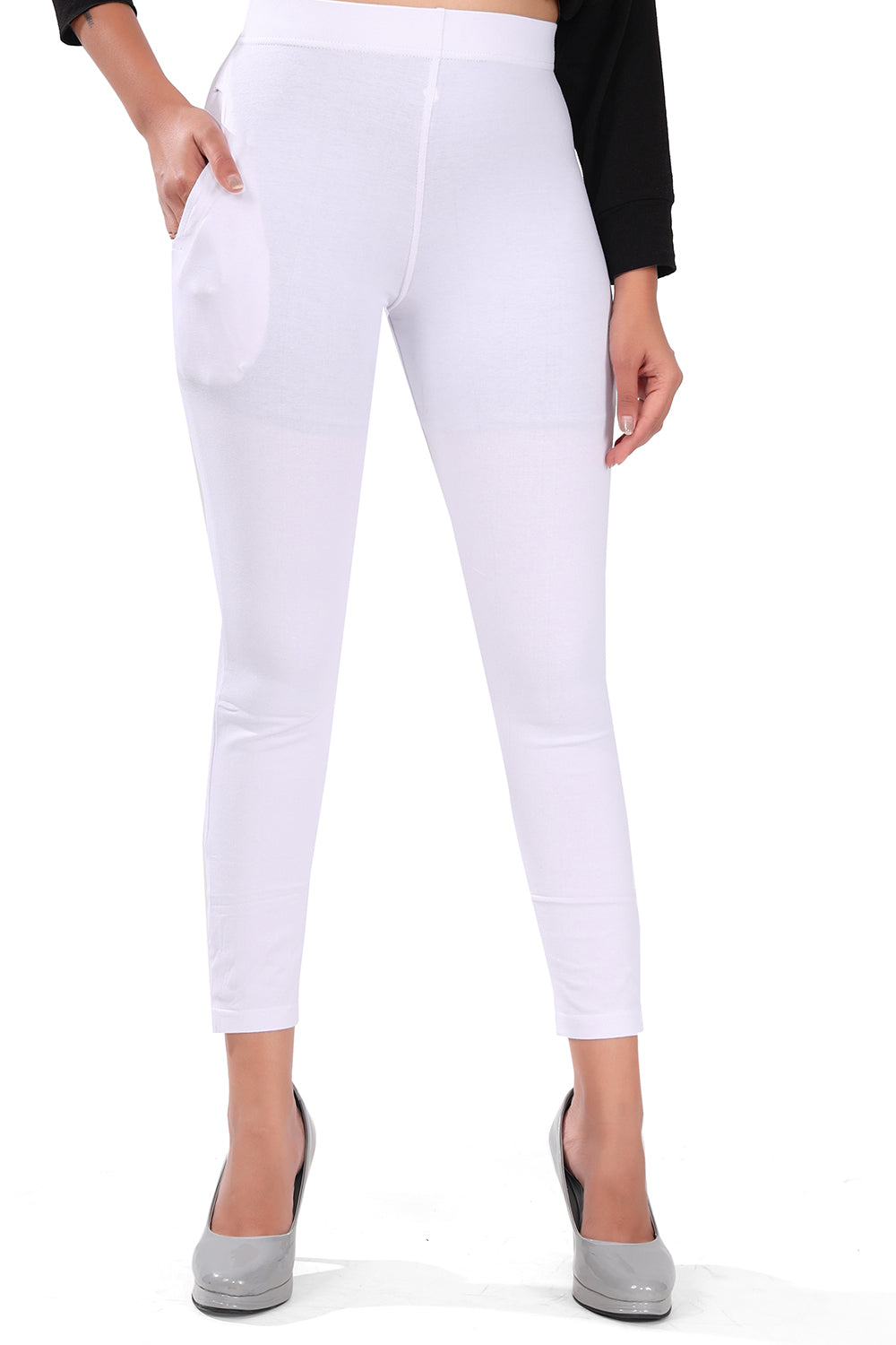 WHITE YOGA PANT